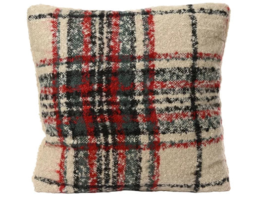 Kaemingk Cushion Square Print Check Pattern