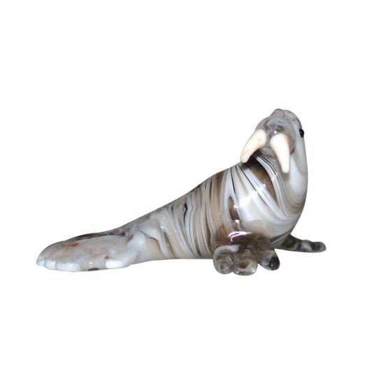 Stratton Objets d'art Miniature Glass Figurine - Walrus