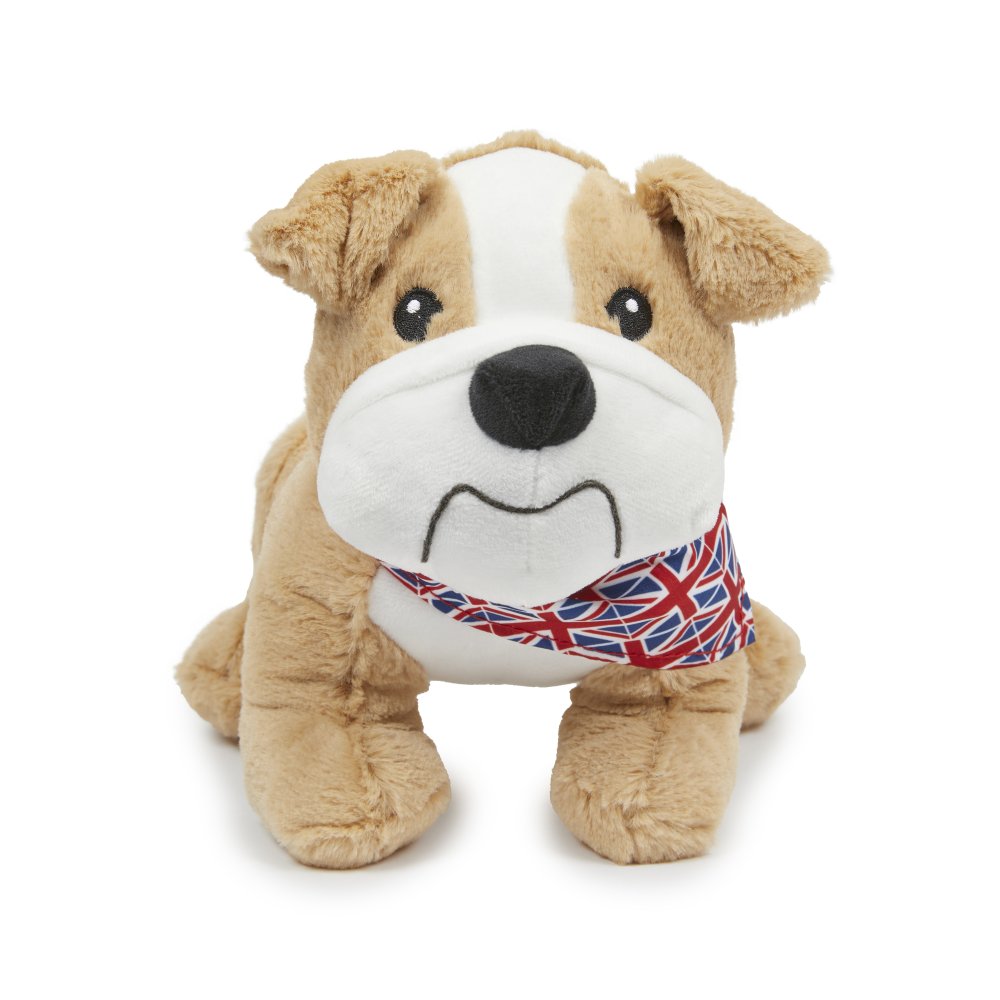 Pet Face Buddies Bailey The Bulldog Plush Dog Toy
