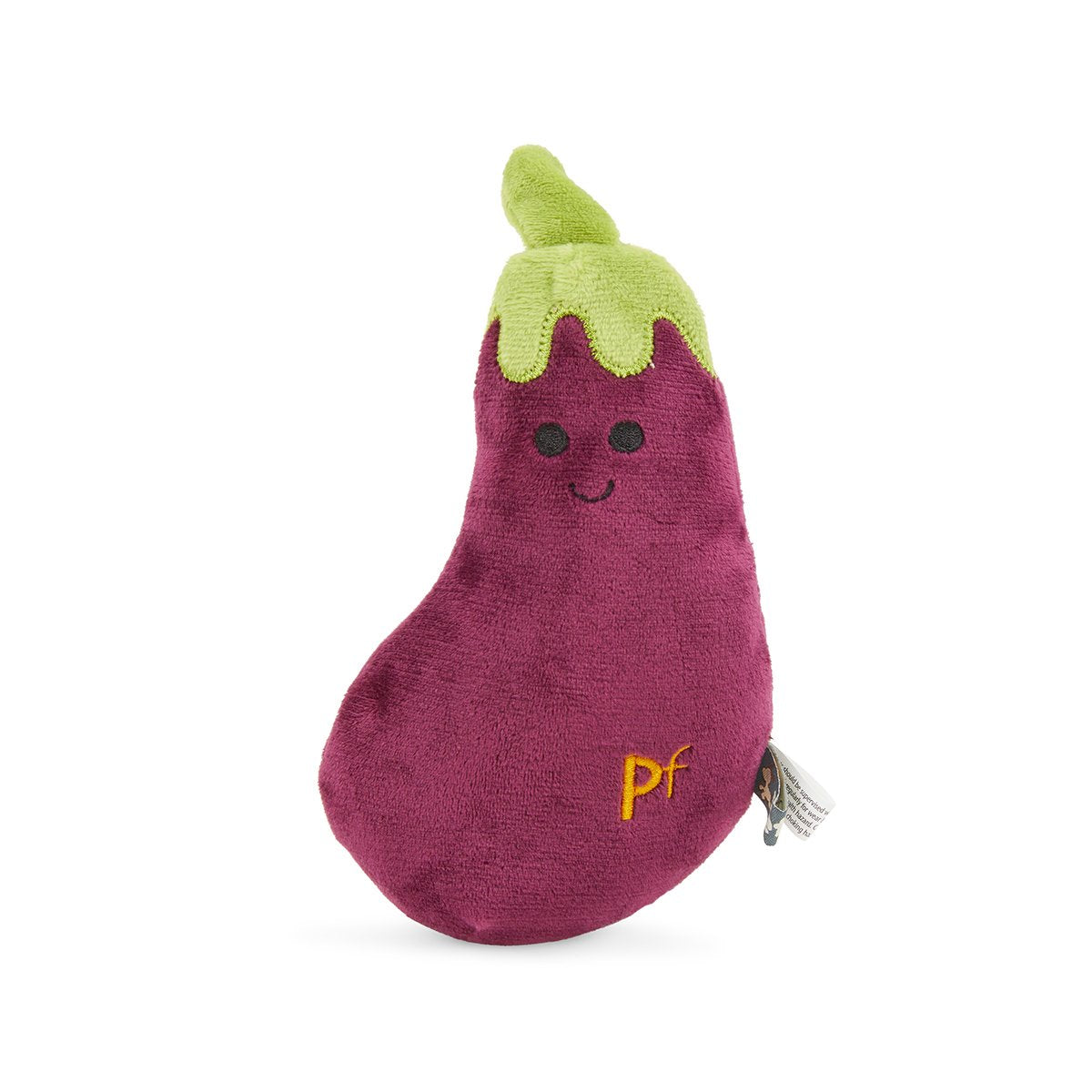 Petface Greenfingers Fluffy Aubri Aubergine Plush Dog Toy
