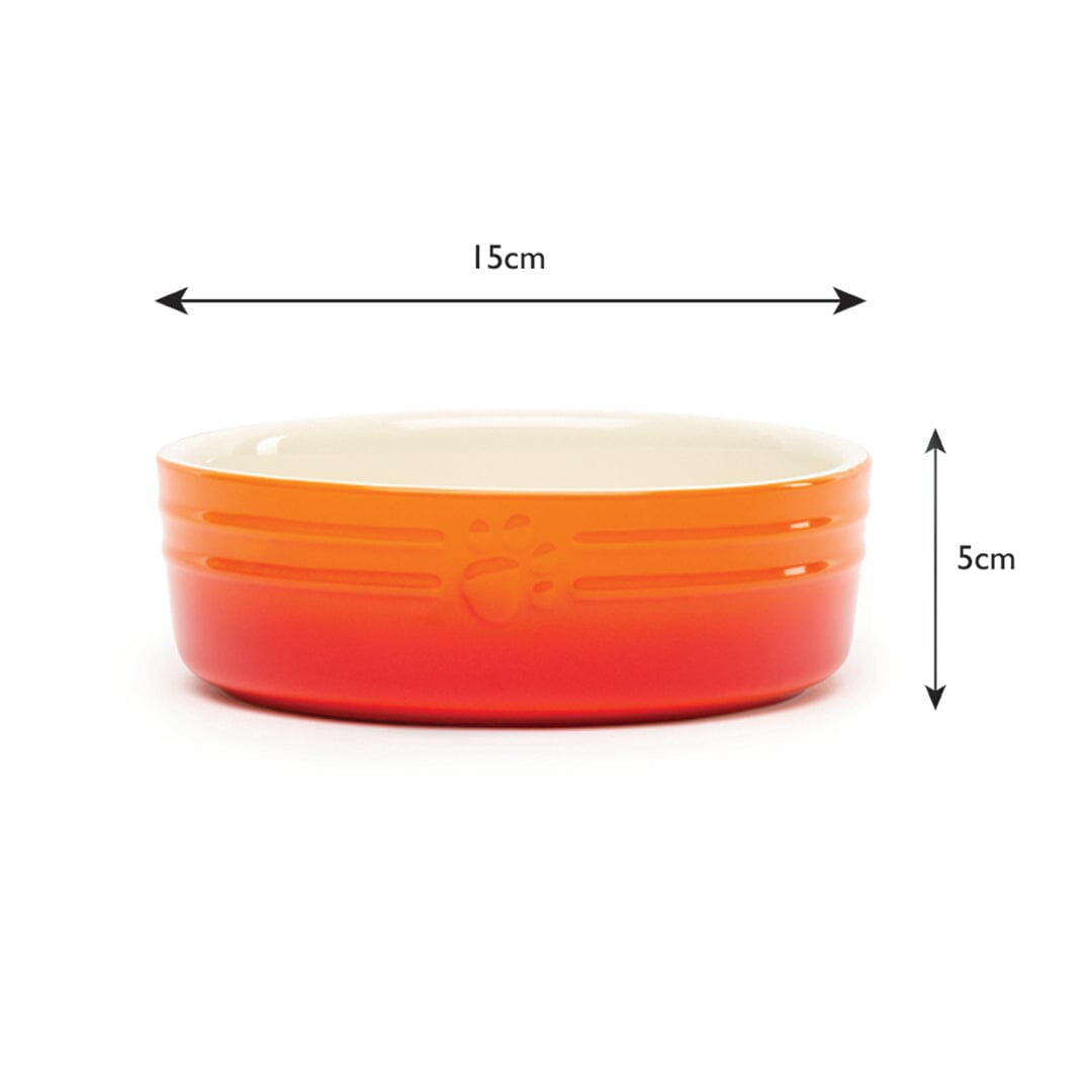 Scruffs Ombre Orange Food Bowl 15cm