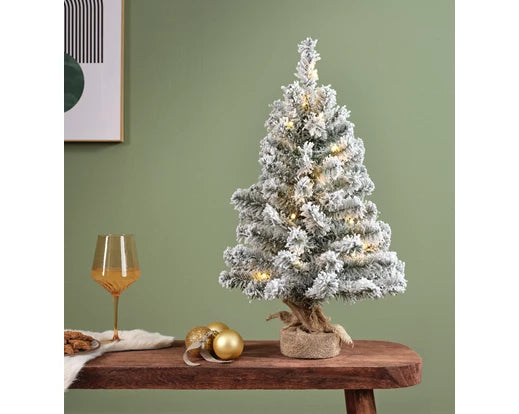 Everlands Imperial Pre-Lit Snowy Mini Tree