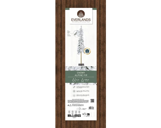 Everlands Alpine Fir Snowy Artificial Tree