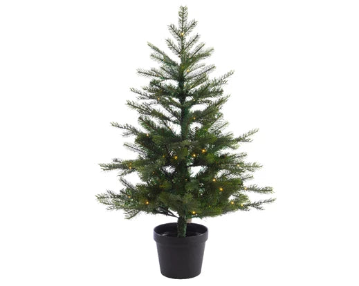 Everlands Grandis Artificial Outdoor Tree with Warm White LED's 120cm