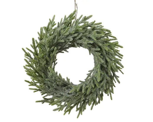 Artificial Gnome Wreath with Glitter 42cm