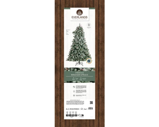 Everlands Windham Frosted Spruce Artificial Tree