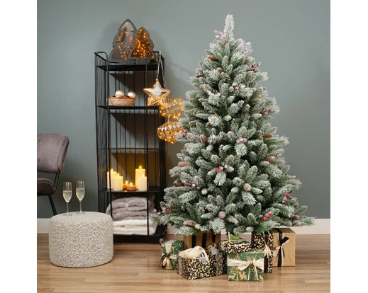 Everlands Windham Frosted Spruce Artificial Tree