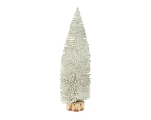 Everlands Brush Mini Tree White with Pearls Indoor 53cm