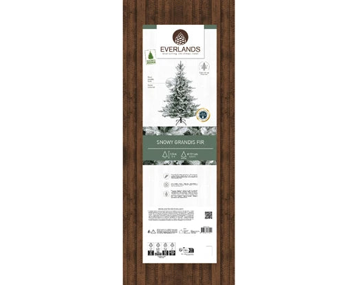 Everlands Grandis Snowy Fir Artificial Tree