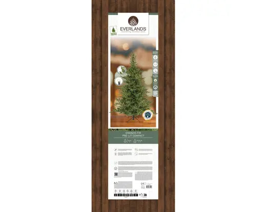 Everlands Lit Grandis Fir Green & Warm White
