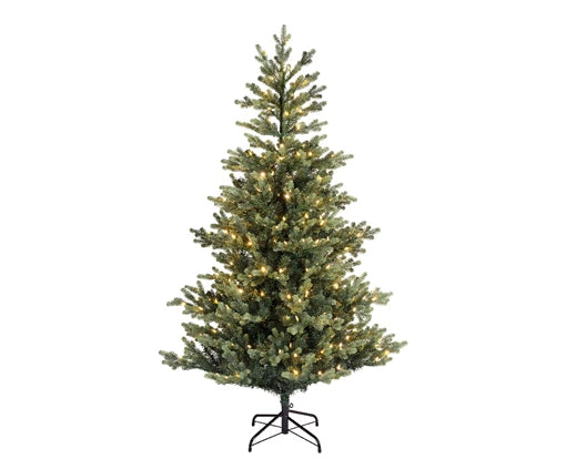 Everlands Geneva Fir Pre-Lit Artificial Tree with Warm White LEDs