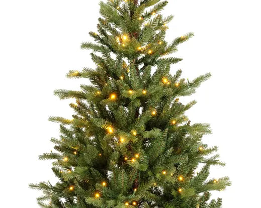 Everlands Lit Allison Pine Green, Warm White & Classic Warm Artificial Tree