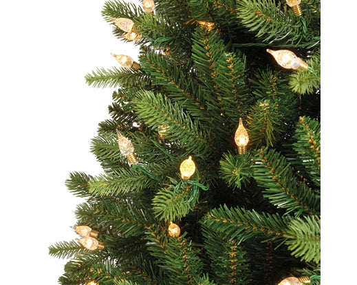 Everlands Bromont Fir Pre-Lit Vintage Lights Artificial Tree