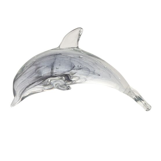 Stratton Objets d'art Glass Figurine - Shimmer Dolphin