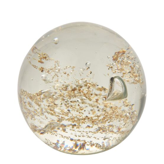 Stratton Objets d'art Glass Ornament - Gold Paperweight
