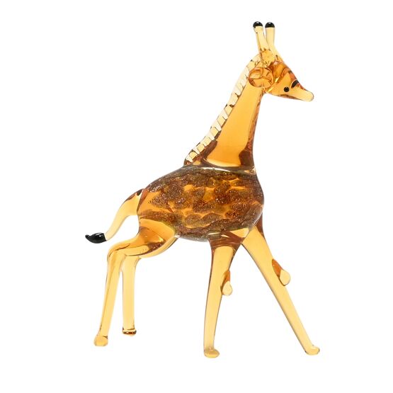 Stratton Objets d'art Miniature Glass Figurine - Giraffe