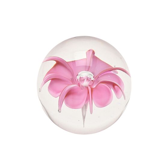 Stratton Objets d'art Pink Flower Paper Weight