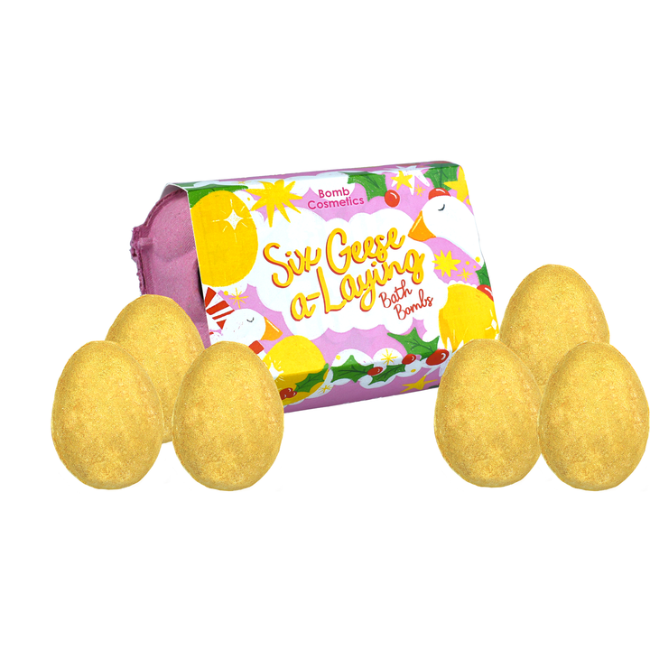 Bomb Cosmetics 6 Geese A-Laying Golden Eggs Gift