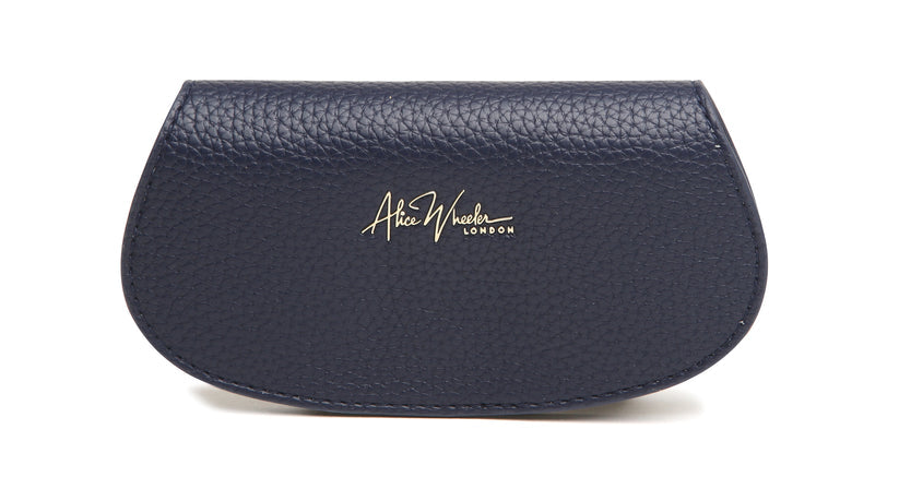 Alice Wheeler Glasses Case Navy