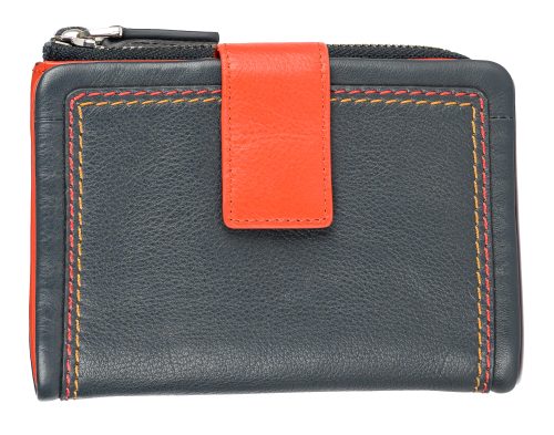 Golunski Fashion Ladies Purse Navy & Orange