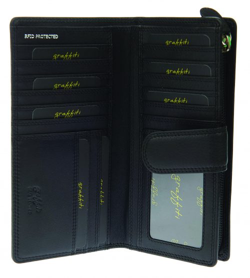 Golunski Caribbean Block Ladies Purse Black