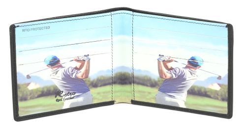 Golunski Retro Gents Note Case Inner Golf