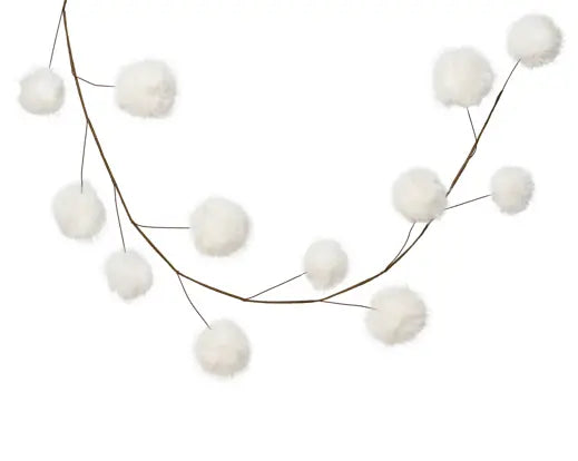 Everlands Garland Faux Fur White 150cm