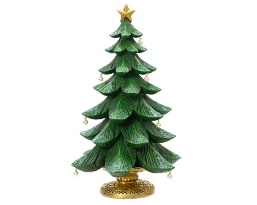 Decoris Christmas Tree with Pearls Green 20cm x 22.5cm x 36.5cm