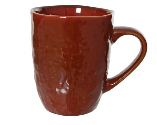 Stoneware Glazed Mug Oxblood