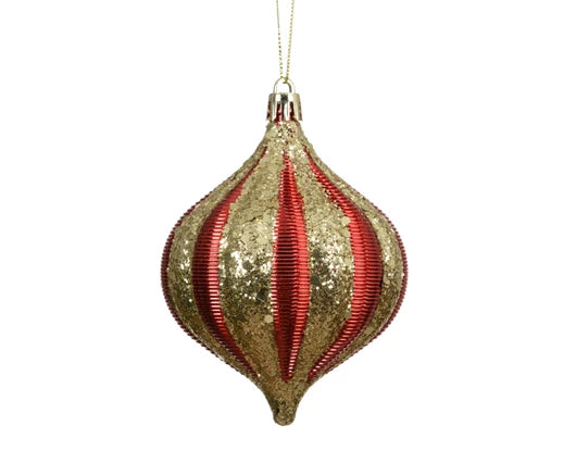 Kaemingk Ornament Red/Gold Hanging