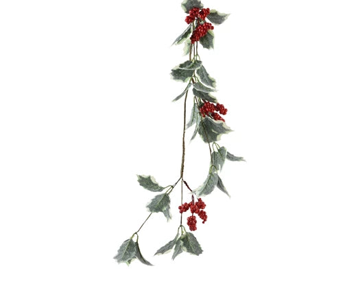Kaemingk Garland Polyester Glitter Foam Berries