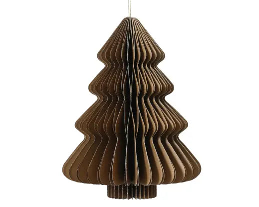 Tree Paper Champagne Painted Edge Brown