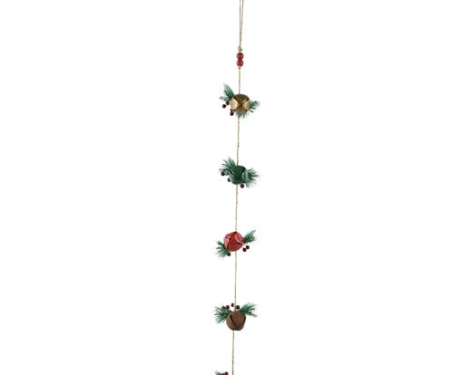 Kaemingk Garland Iron Plastic Leaf Plywood Bead
