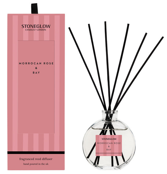 Stoneglow Reed Diffuser Moroccan Rose & Bay 120ml