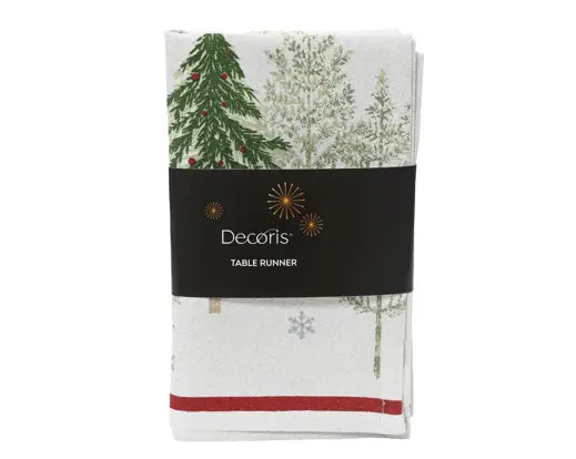 Cotton Tree Printed Tablerunner L150cmxW30cm