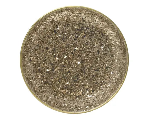 Deco Plate Iron Round Anitque Copper