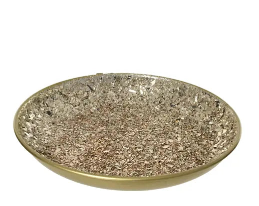 Deco Plate Iron Round Anitque Copper