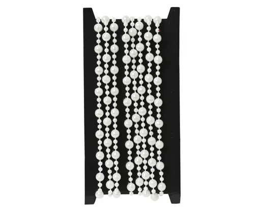 Bead Garland White L270cm