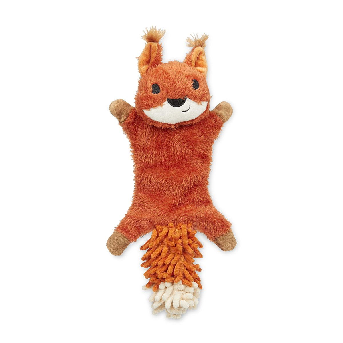 Pet Face Saffia Squirrel Crinkle Dog Toy