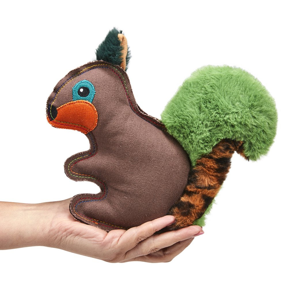 Pet Face Salina Squirrel Plush Dog Toy