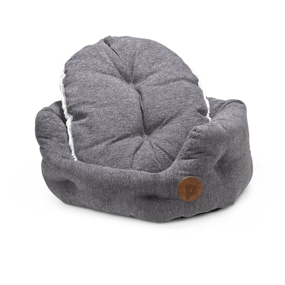 Petface Slate Grey High Oval Pet Bed