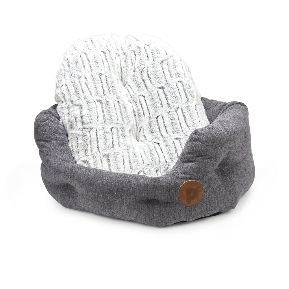Petface Slate Grey High Oval Pet Bed
