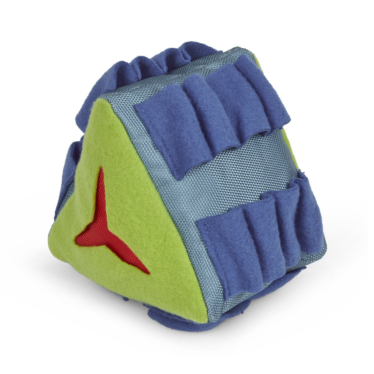 Petface Fabric Snuffle Triangle Pet Treat Puzzle Toy