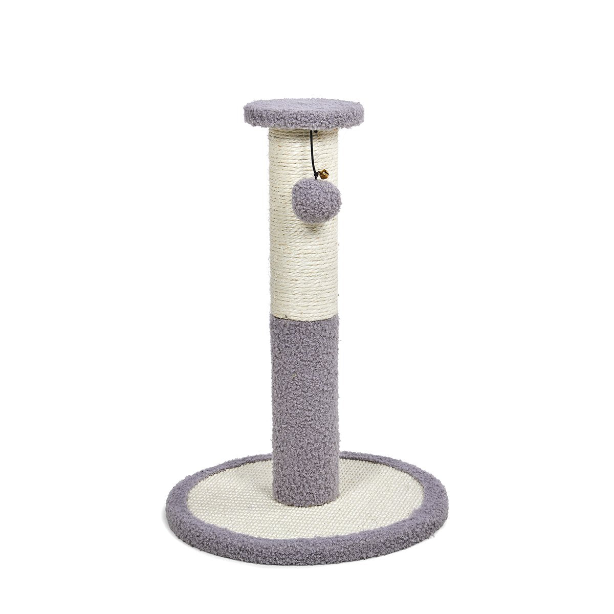 Petface Sisal And Teddy Fleece Cat Scratch Post Small