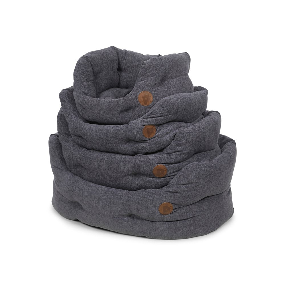 Petface Slate Grey High Oval Pet Bed