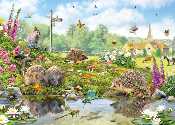 Otter House Jigsaw 1000 Piece - Riverside Wildlife