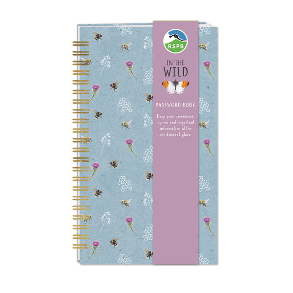 Otter House RSPB - In The Wild Stationery - Password Book