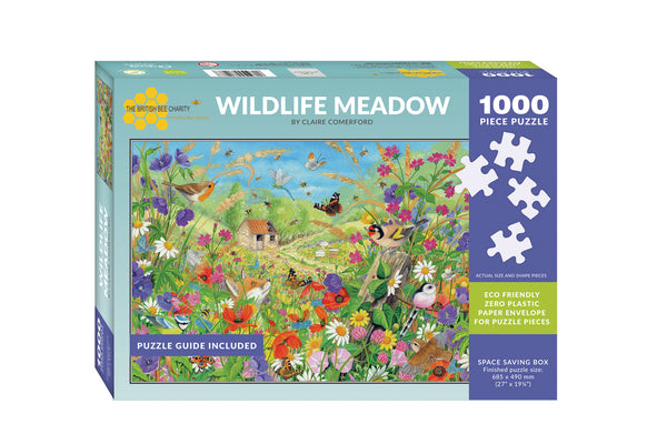 Otter House Jigsaw 1000 Piece - Wildlife Meadow (The British Bee Charity)
