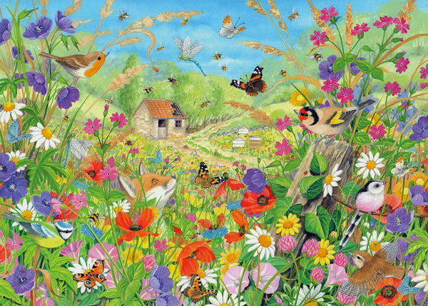 Otter House Jigsaw 1000 Piece - Wildlife Meadow (The British Bee Charity)