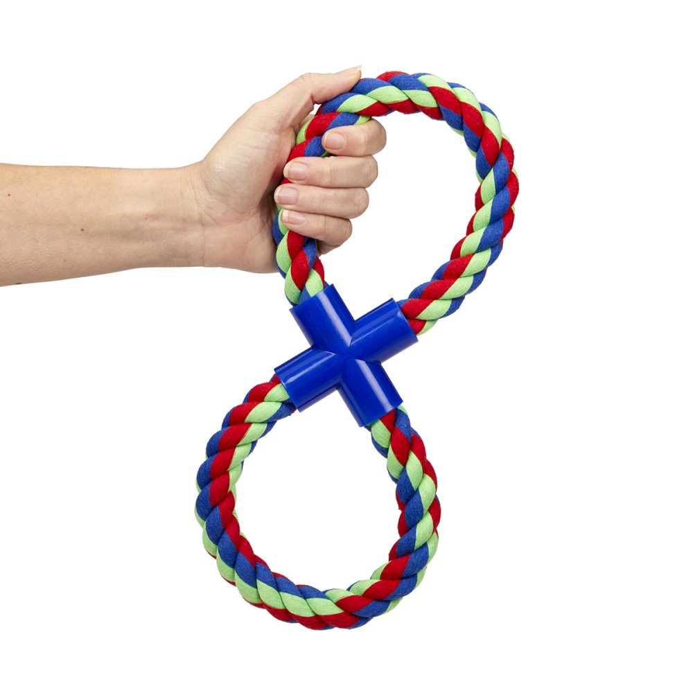 Petface Toyz Figure Of 8 Rope Dog Toy